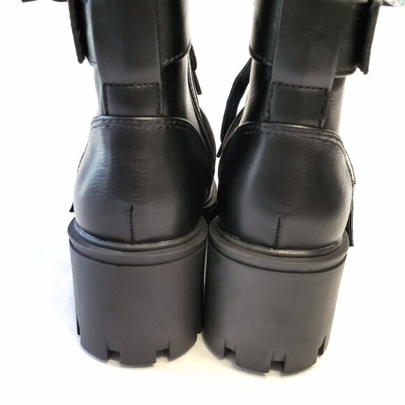 Seychelles Harley WIDE WIDTH Buckle Chunky Lug Sole Boots - Picture 5 of 9